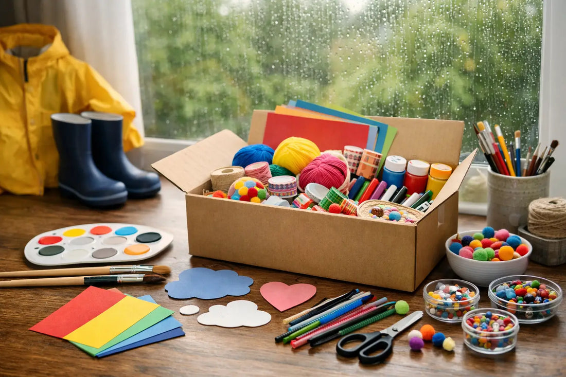 How to Plan a Rainy Day Craft Box